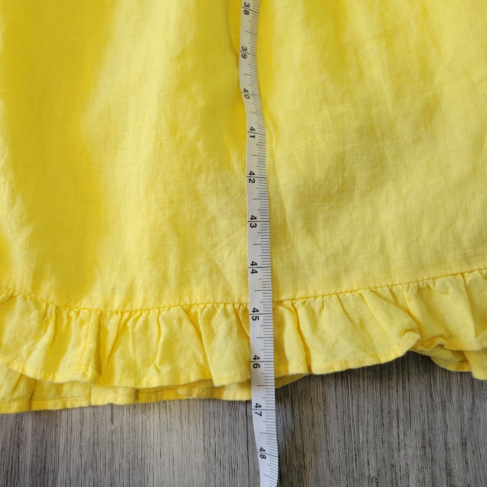 JCrew Long-sleeve tiered dress in linen - Picture 12 of 15